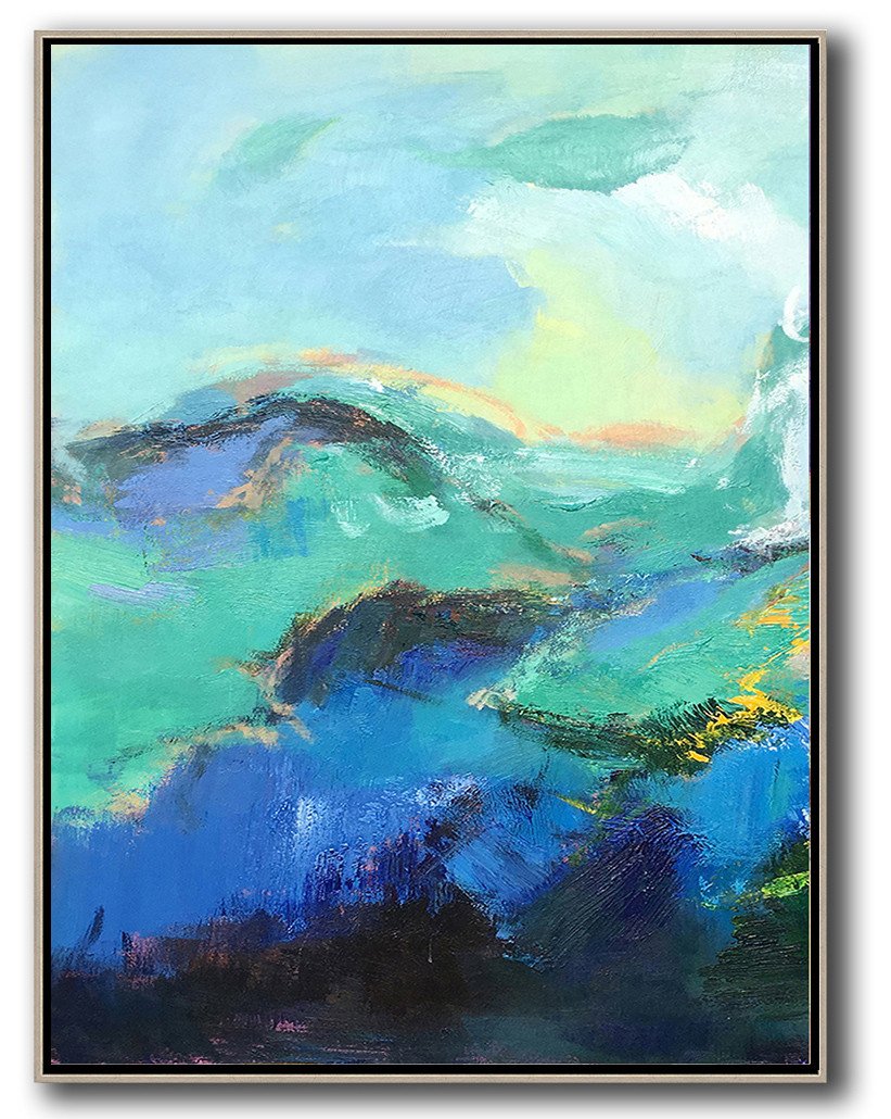 Palette Knife Abstract Landscape #L16B - Click Image to Close